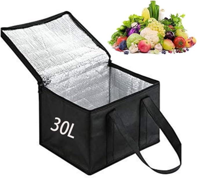 Amyslos 30L Insulated Cooler Bag – Keep Food & Drinks Fresh for Picnics, Camping & Travel