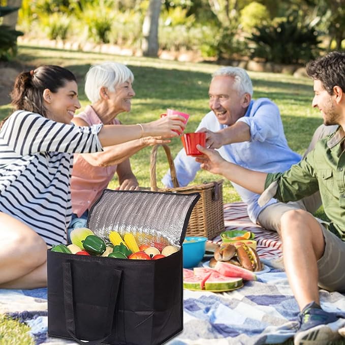 Amyslos 30L Insulated Cooler Bag – Keep Food & Drinks Fresh for Picnics, Camping & Travel
