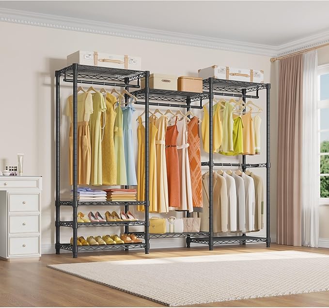 Amyslos VIPEK V5 Freestanding Wardrobe Organizer – Adjustable, Spacious & Sturdy