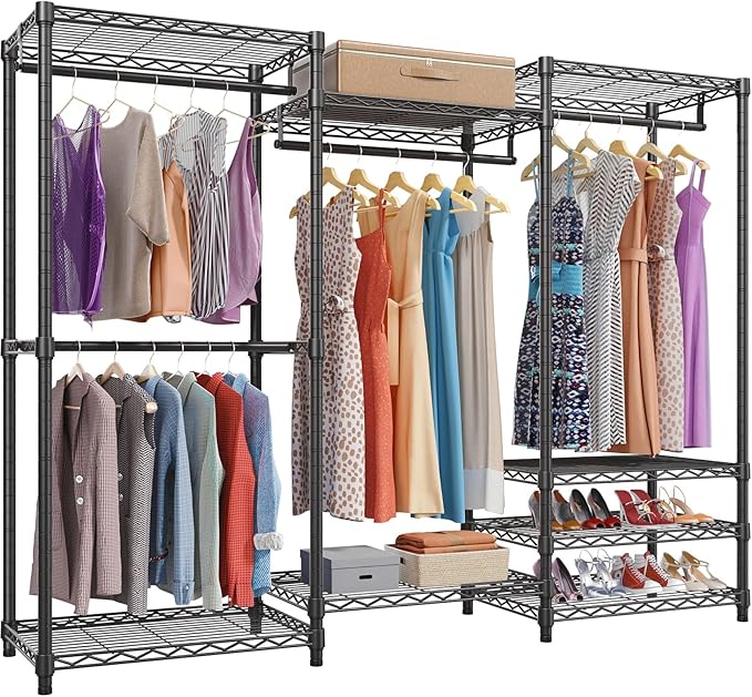 Amyslos VIPEK V5 Freestanding Wardrobe Organizer – Adjustable, Spacious & Sturdy
