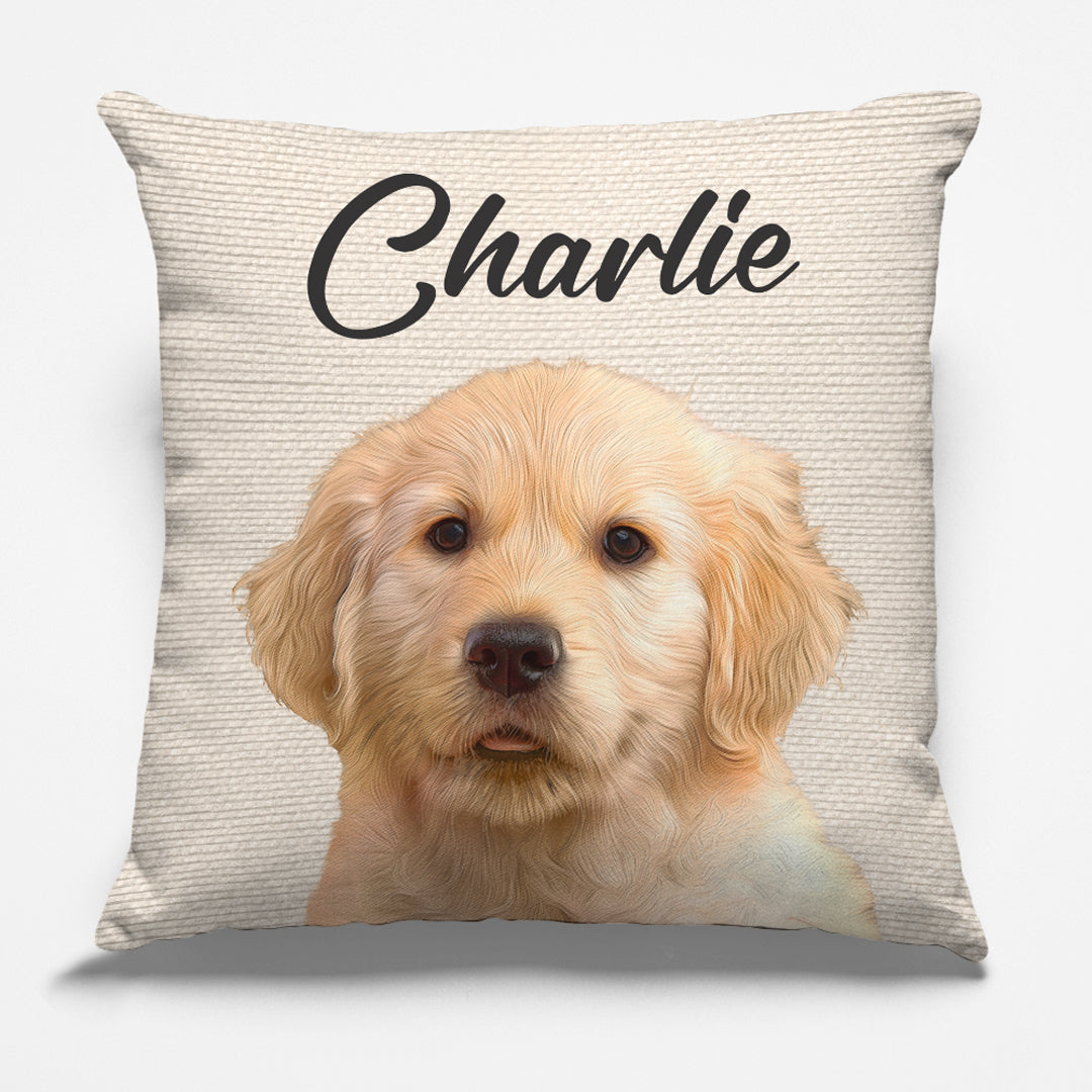 Amyslos Custom Photo I Love My Dog - Dog & Cat Personalized Pillow - Christmas Gift For Pet Owners, Pet Lovers