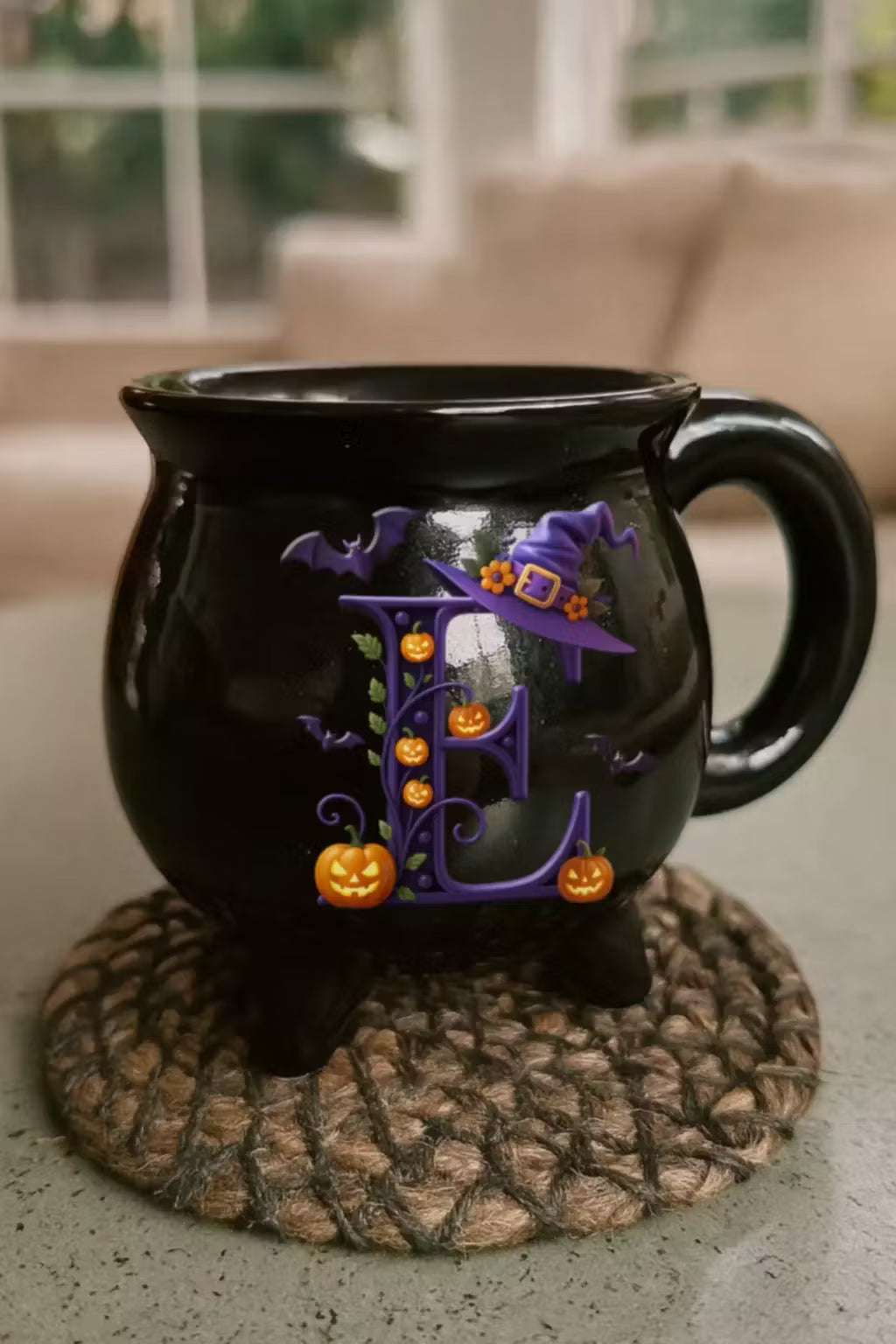 Amyslos Personalized Witchy Cauldron Mug | Perfect Brews & Spooky Vibes